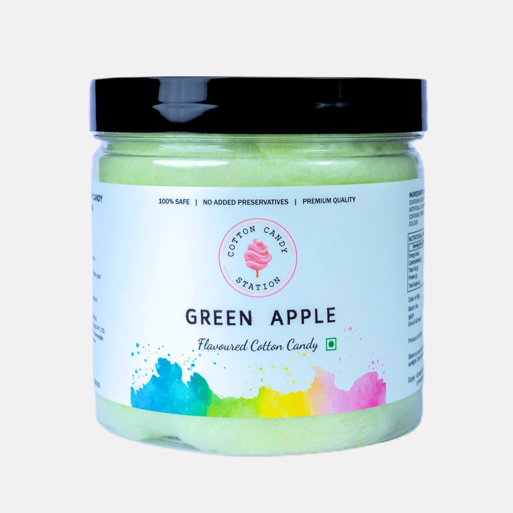 Green Apple Cotton Candy Tub
