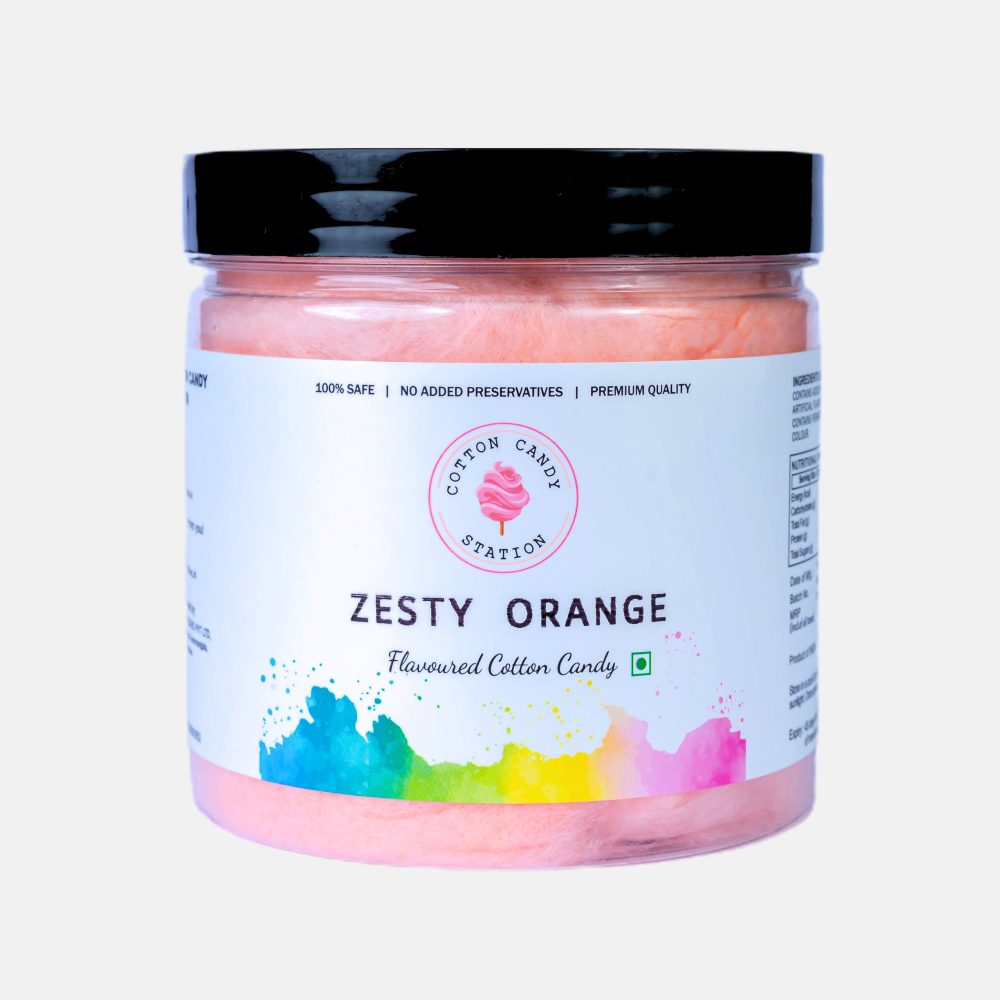 Zesty Orange Cotton Candy Tub