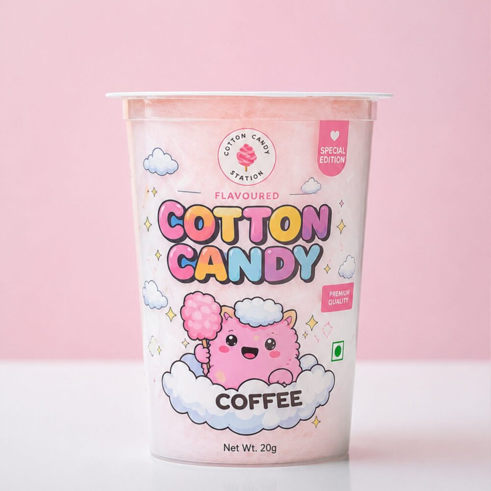 Coffee Cotton Candy Tub
