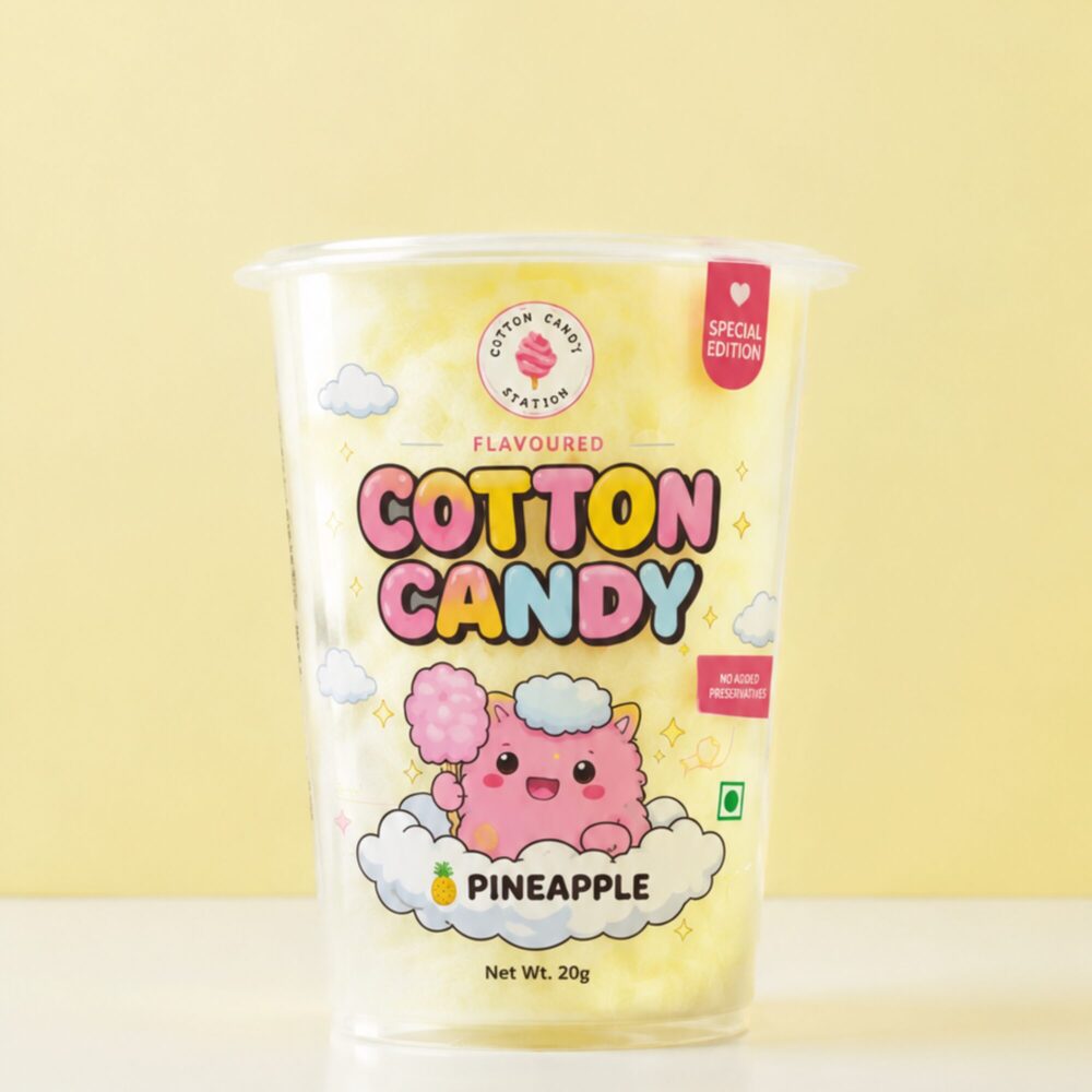 Pineapple Cotton Candy Tub