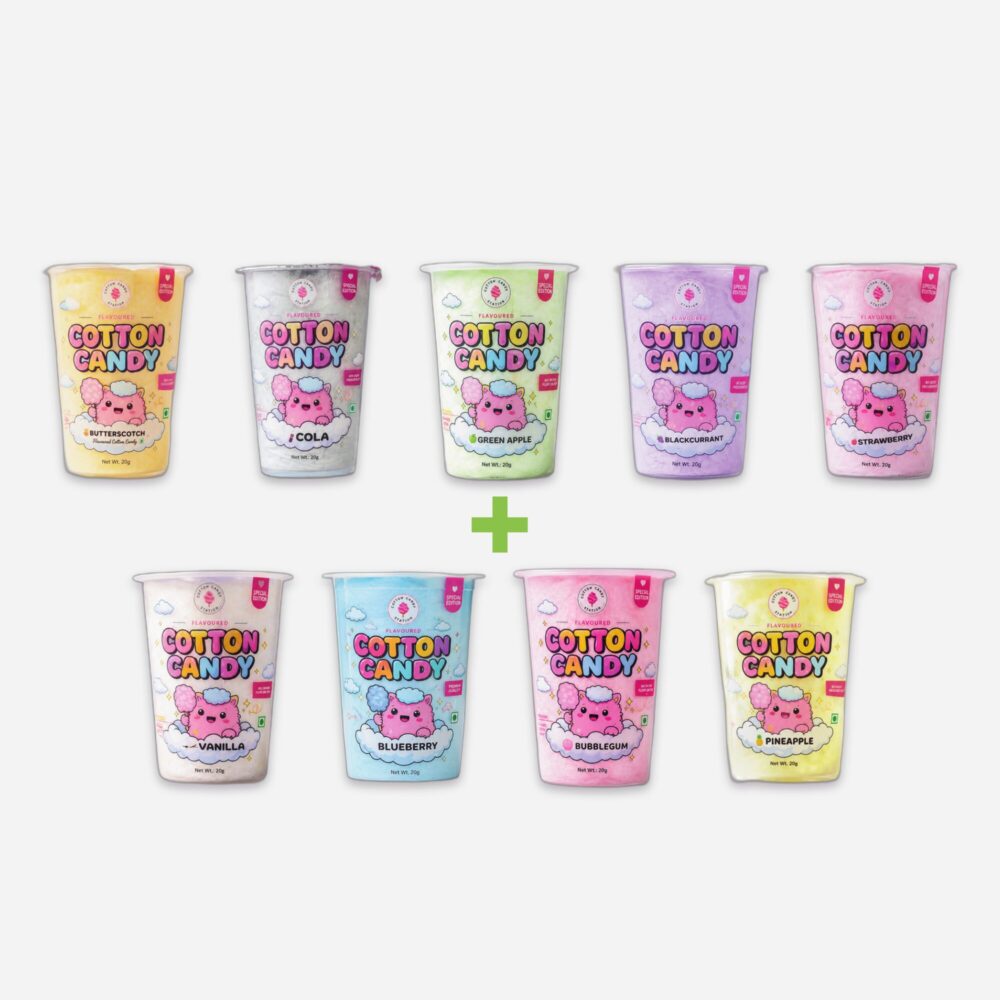 Buy 5 Get 4 Free - Cotton Candy Small Tubs Combo