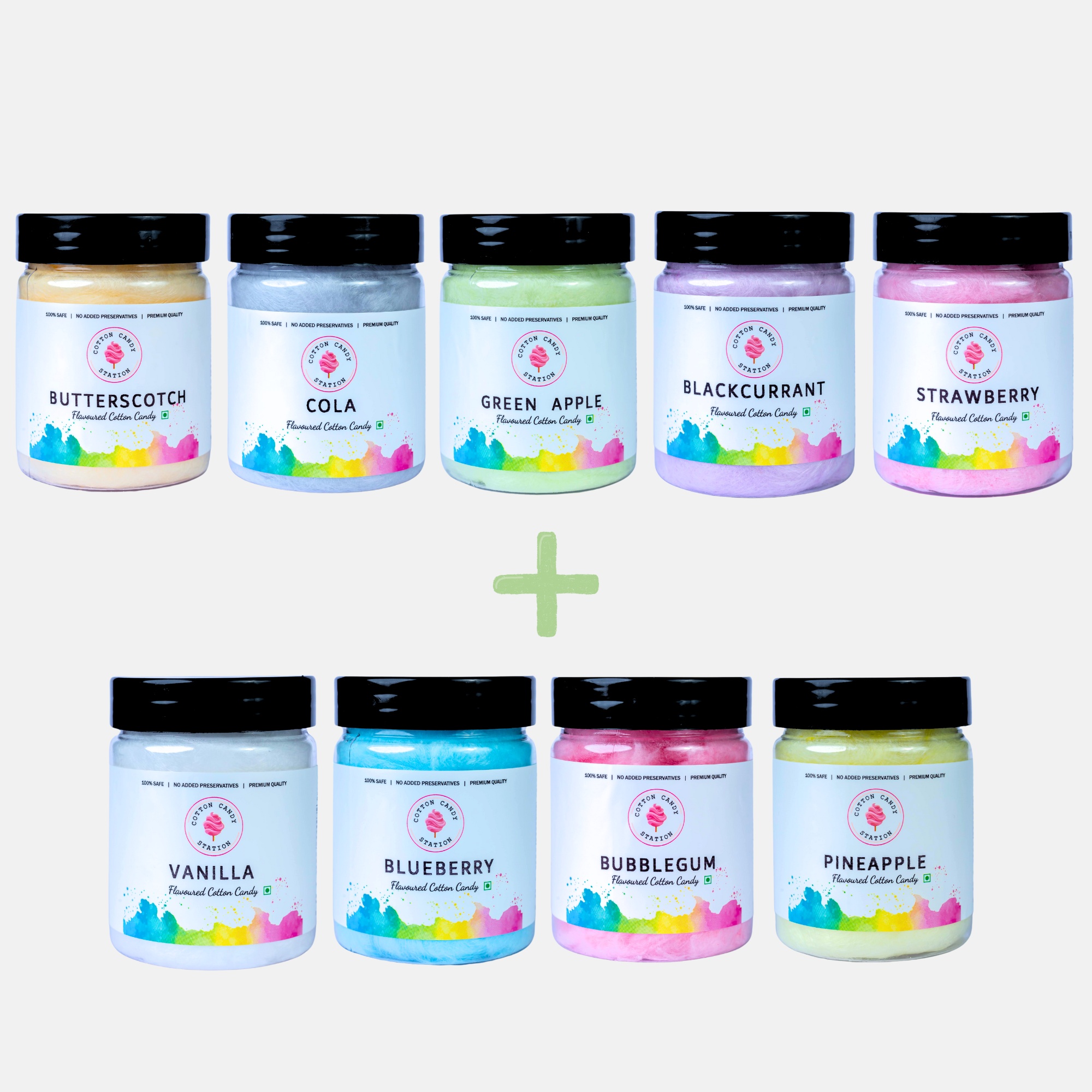 Buy 5 Get 4 Free - Cotton Candy Small Tubs Combo