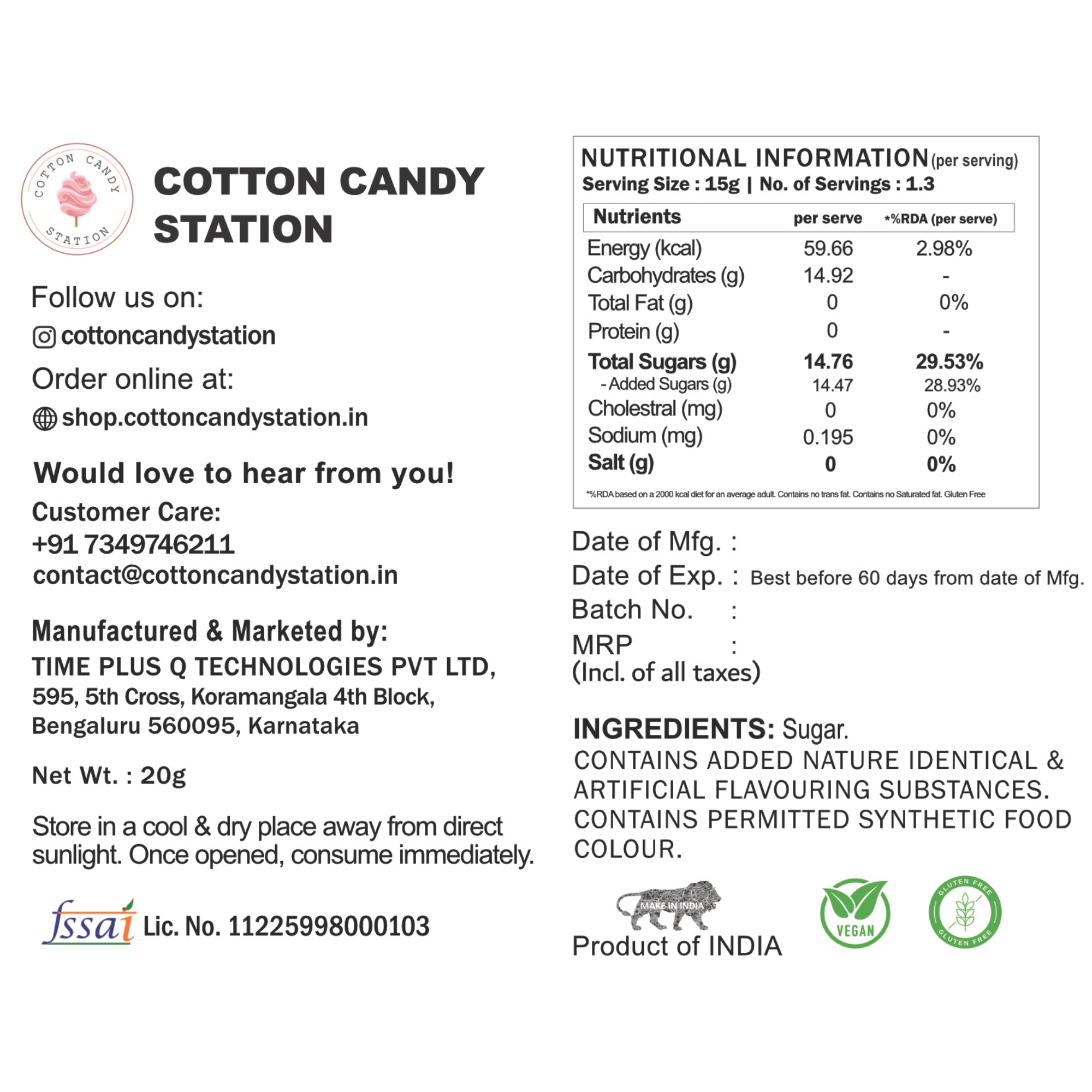 Buy 14 Get 11 Free - Cotton Candy Small Tubs Combo - Image 7